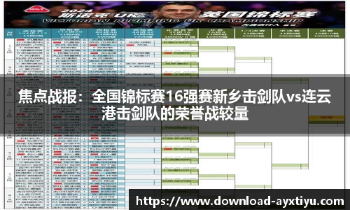 焦点战报：全国锦标赛16强赛新乡击剑队vs连云港击剑队的荣誉战较量